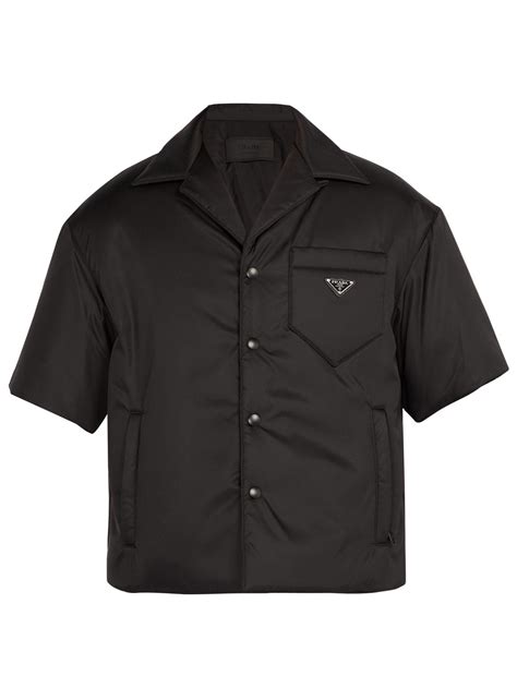 prada black button down shirt|Prada shirts for men.